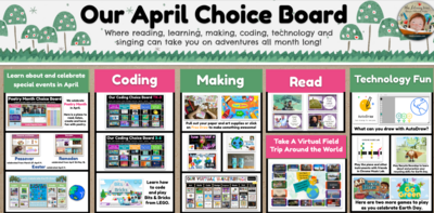 April Choice Board